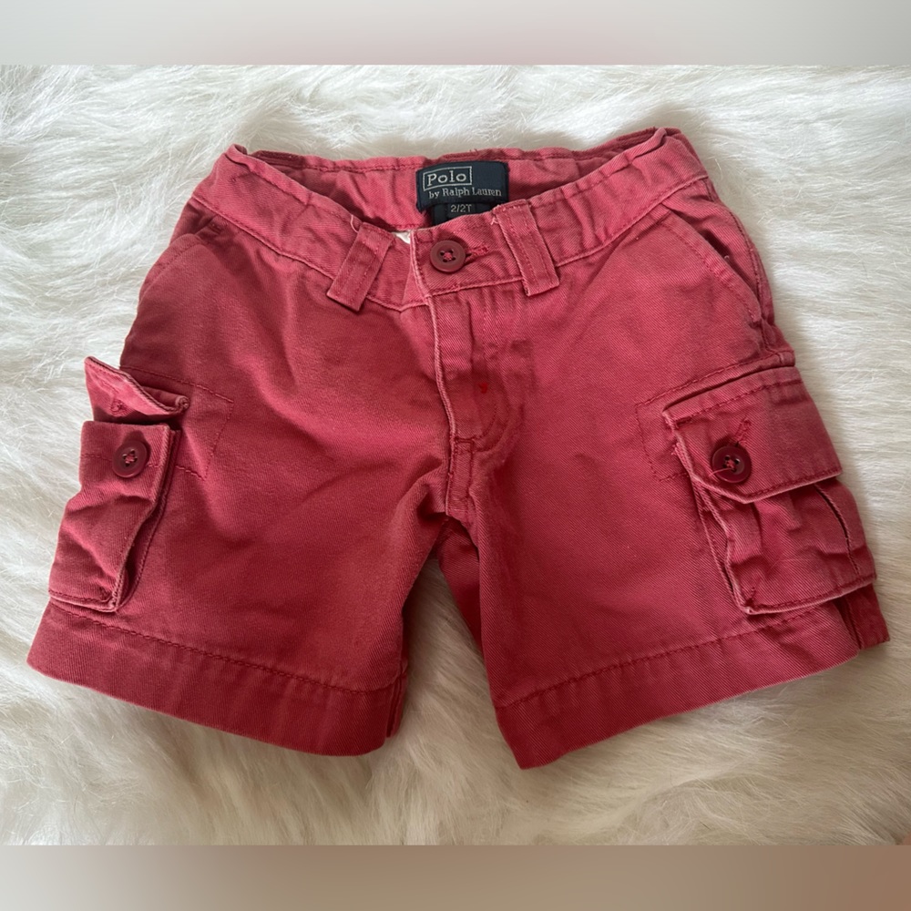 2T Red Cargo Shorts
